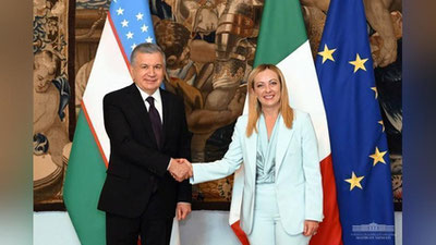 'Shavkat Mirziyoev Italiya Bosh vaziri bilan muzokara o`tkazdi'ning rasmi