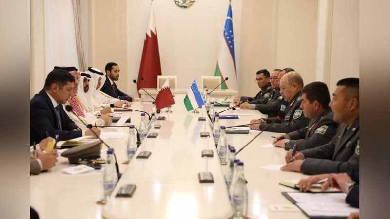 'O`zbekiston Qatar bilan harbiy sohada hamkorlik qiladi'ning rasmi