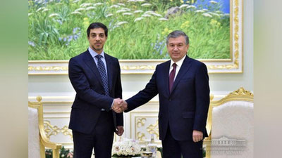 'BAA Vise-prezidenti shayx Mansur Ol Nahayon ham Shavkat Mirziyoevni saylovdagi g`alabasi bilan tabrikladi'ning rasmi