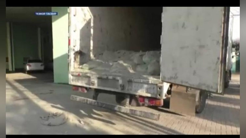 'Samarqanddan Xorazmga olib kelingan sement solingan qoplar ichidan qariyb 10 kg. “opiy” olindi (video)'ning rasmi