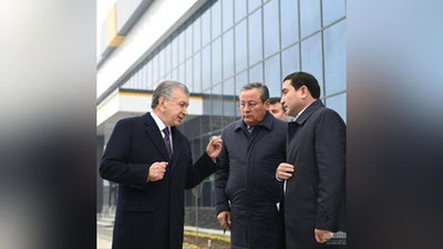 Изрображение 'Шавкат Мирзиёев сегодня посещает Андижанскую область'