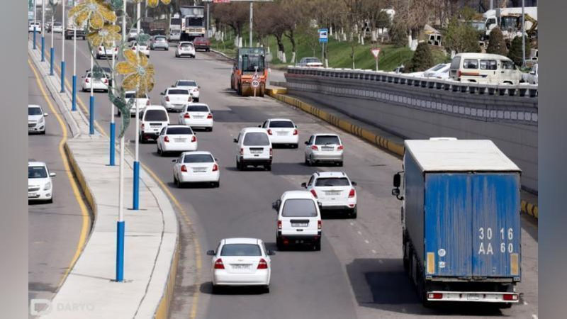 '1 martdan Toshkentda katta yuk mashinari harakatiga cheklov qo`yiladi'ning rasmi