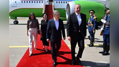 'Шавкат Мирзиёев Фузулий шаҳрига борди'ning rasmi