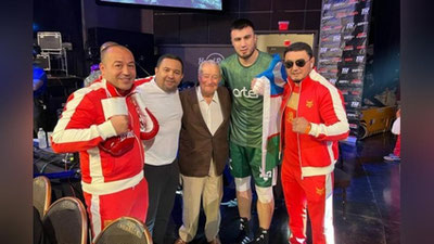 'Bahodir Jalolov navbatdagi raqibini ham ilk raundda nokautga uchratib, g`alaba qozondi (video)'ning rasmi