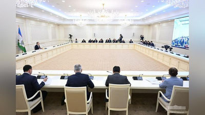 'Endilikda sanoat korxonalarini oldindan xabardor qilmasdan elektr ta`minoti o`chirilmaydi'ning rasmi