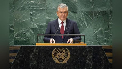 'Шавкат Мирзиёев БМТ Бош Ассамблеясининг 78-сессиясида нутқ сўзлади'ning rasmi