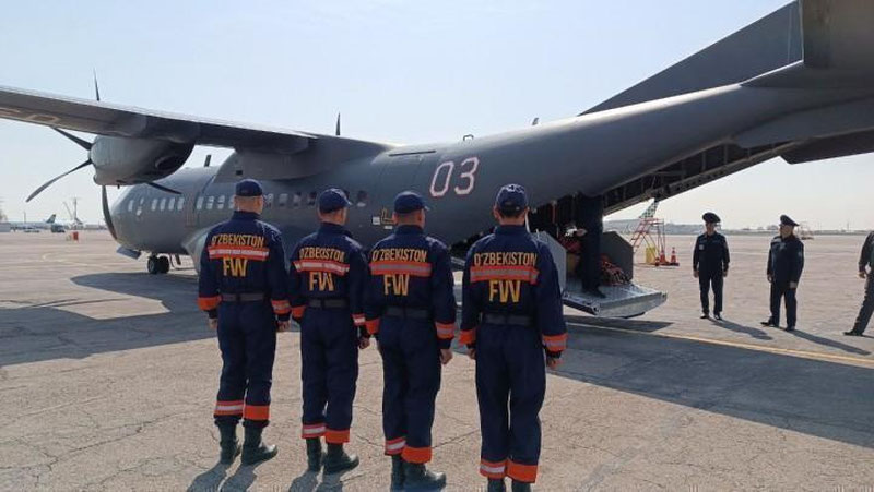 'Halok bo`lgan o`zbekistonliklarni olib kelish uchun maxsus bort Qozog`istonga uchib ketdi'ning rasmi