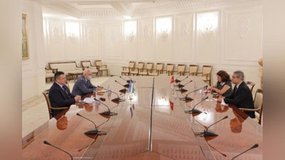 'Nuriddinjon Ismoilov Turkiyaning O`zbekistondagi elchisini qabul qildi'ning rasmi