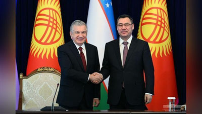 'Қирғизистон президенти давлат ташрифи билан Ўзбекистонга келади'ning rasmi