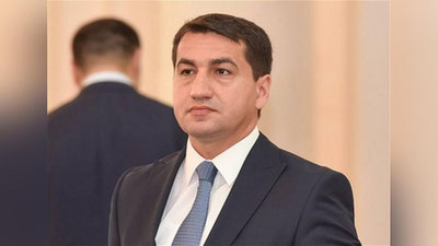 '“Биз Арманистонга янгиланган 5-тинчлик шартномасини тақдим этдик, аммо улар икки ойдан бери жавоб беришмади” — Ҳикмет Ҳажиев'ning rasmi