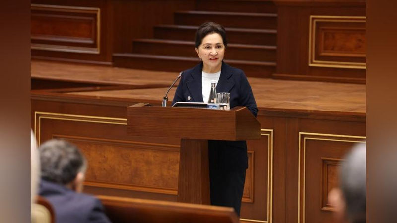 'O`zbekiston hech kimga mustamlaka bo`lmaydi—Tanzila Norboeva'ning rasmi