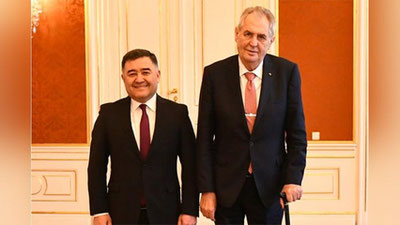 Изрображение 'ПОСОЛ УЗБЕКИСТАНА В ЧЕХИИ ВРУЧИЛ ВЕРИТЕЛЬНЫЕ ГРАМОТЫ ПРЕЗИДЕНТУ ЗЕМАНУ'