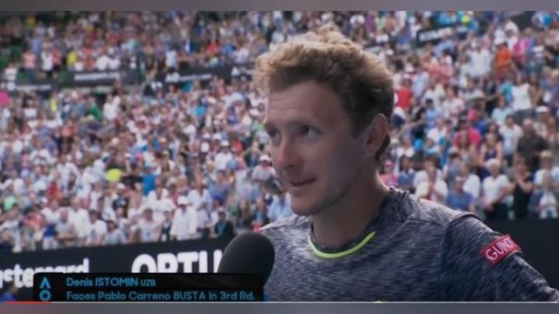 Изрображение 'ДЕНИС ИСТОМИН О ПОБЕДЕ НАД НОВАКОМ ДЖОКОВИЧЕМ: Я УДИВИЛ САМ СЕБЯ (ВИДЕО)'