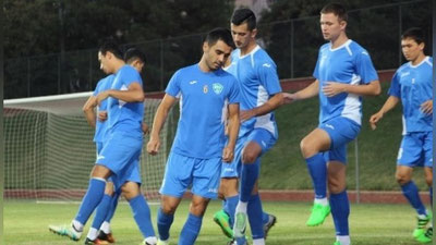 Изрображение 'СБОРНАЯ УЗБЕКИСТАНА ГОТОВИТСЯ К МАТЧУ С СИРИЕЙ'