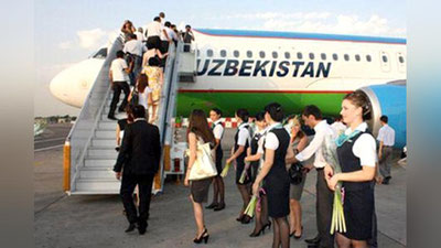 Изрображение 'В I квартале на ВС «Узбекистон хаво йуллари»  выполнено 5007 рейсов '