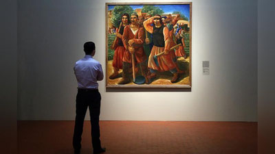 Изрображение 'СОКРОВИЩА НУКУССКОГО МУЗЕЯ ПОКАЗЫВАЮТ В МОСКВЕ (ВИДЕО)'