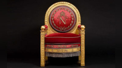 'Napoleonning taxti sotildi 'ning rasmi