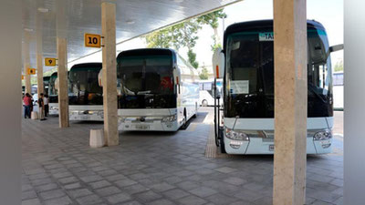'"Toshkent-Chimboy" yo`nalishida muntazam avtobus qatnovi yo`lga qo`yildi'ning rasmi