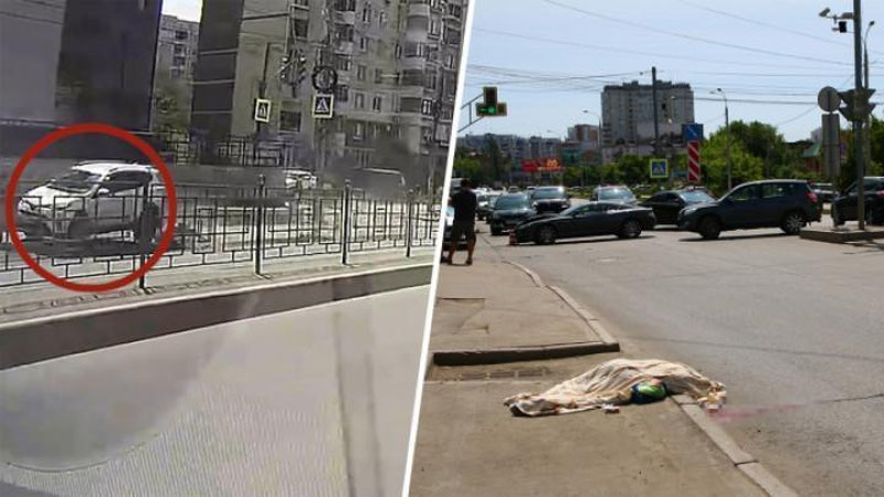 Изрображение 'Страшное ДТП в Самаре: под колесами авто оказались женщина и ребенок (видео, 18+)'