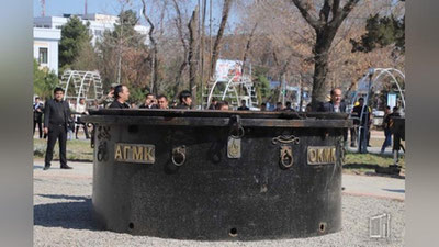 'Наманганда 5 тонналик сумалак тайёрлаш учун қозон ўрнатилди (фото)'ning rasmi