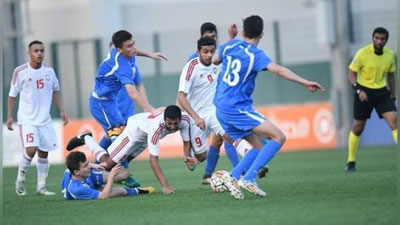 'O`zbekiston U-19 termasi ikkinchi o`yinda BAA yoshlariga mag`lub bo`ldi 'ning rasmi