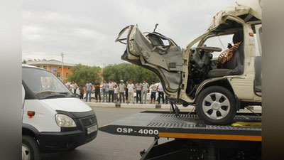 'Farg`onada YTHga uchragan avtomobillar «paradi» bo`lib o`tdi (+foto)'ning rasmi