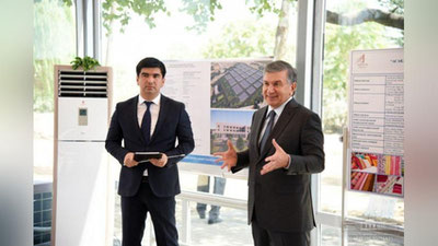 'Prezident Shayxontohur tumanini ijtimoiy-iqtisodiy rivojlantirishga oid loyihalar bilan tanishdi 'ning rasmi