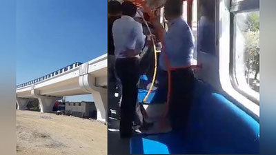 'Toshkent er usti metro yo`lida ilk sinov qatnovi tasvirga olindi (video)'ning rasmi
