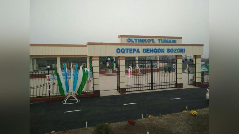 'ANDIJONDA NAMUNALI LOYIHA ASOSIDA QURILGAN BIRINChI DEHQON BOZORI IShGA TUShDI'ning rasmi