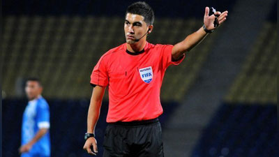 'OFK Kubogi–2017. Sherzod Qosimov Hindiston va Bangladesh klublari o`rtasidagi uchrashuvni boshqaradi 'ning rasmi