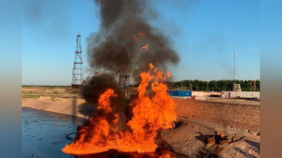 Изрображение 'НА МЕСТОРОЖДЕНИИ МИНГБУЛАК ПОЛУЧЕНА НЕФТЬ'