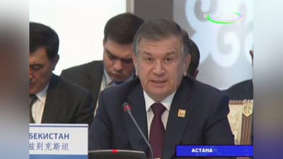 Изрображение 'КАКИЕ ПРЕДЛОЖЕНИЯ ВЫДВИНУЛ ПРЕЗИДЕНТ УЗБЕКИСТАНА НА САММИТЕ ШОС (ВИДЕО)'