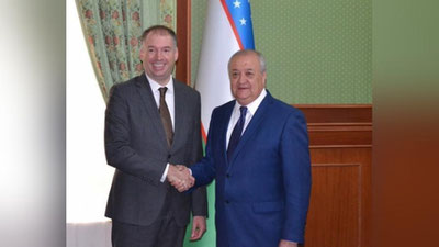 'Germaniya Federativ Respublikasi tashqi ishlar davlat vaziri O`zbekistonda'ning rasmi