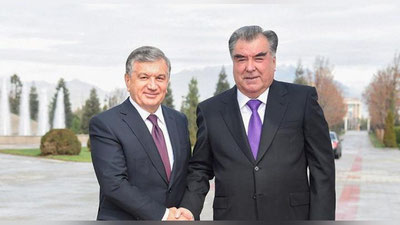 'Emomali Rahmonning O`zbekistonga davlat tashrifi boshlandi'ning rasmi