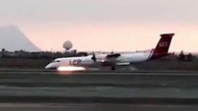 'Peruda samolyot shassisiz qo`ndi (Video)'ning rasmi