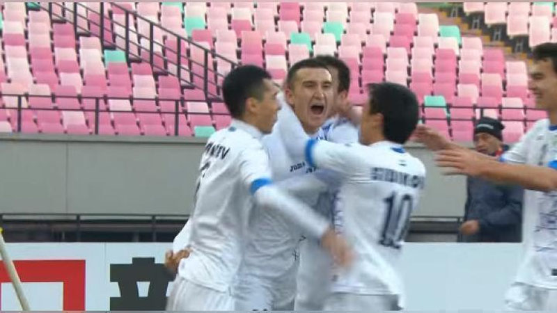 Изрображение 'CБОРНАЯ U-23 ВЫШЛА В 1/4 ФИНАЛА ЧЕМПИОНАТА АЗИИ ПО ФУТБОЛУ (ВИДЕО)'