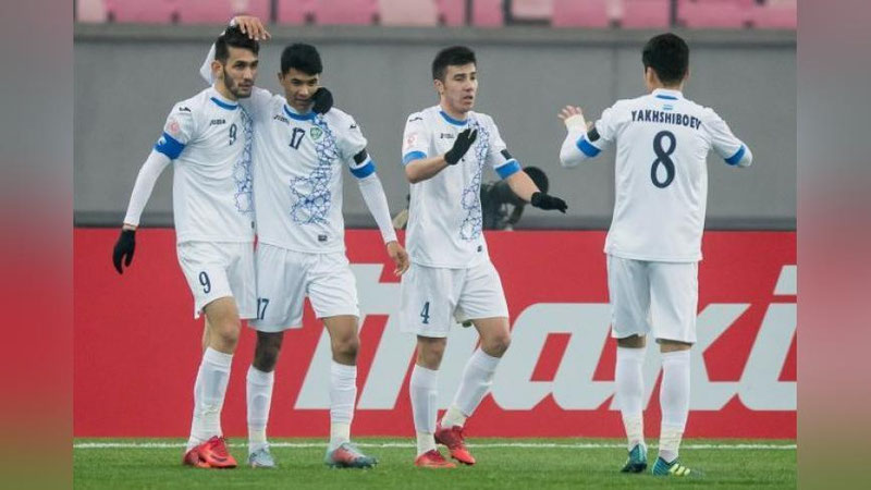 Изрображение 'СБОРНАЯ УЗБЕКИСТАНА СЫГРАЕТ В ПОЛУФИНАЛЕ ЧА-2018 С ЮЖНОЙ КОРЕЕЙ'