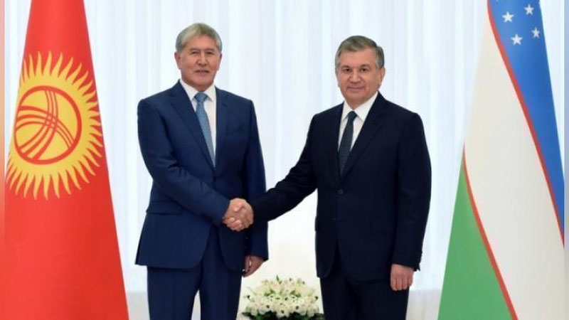 '​ShAVKAT MIRZIYoEV VA ALMAZBEK ATAMBOEV STRATEGIK ShERIKLIK TO`G`RISIDA DEKLARASIYa IMZOLADI'ning rasmi