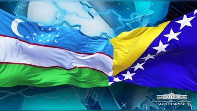 'Shavkat Mirziyoyev Bosniya va Gersegovina prezidiumi raisiga tabrik yo`lladi'ning rasmi