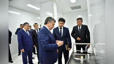 'Xartum qishlog`idagi «Zamin Bio Health» zavodining ishga tushishi bilan, dori vositalarining narxi pasayadi'ning rasmi