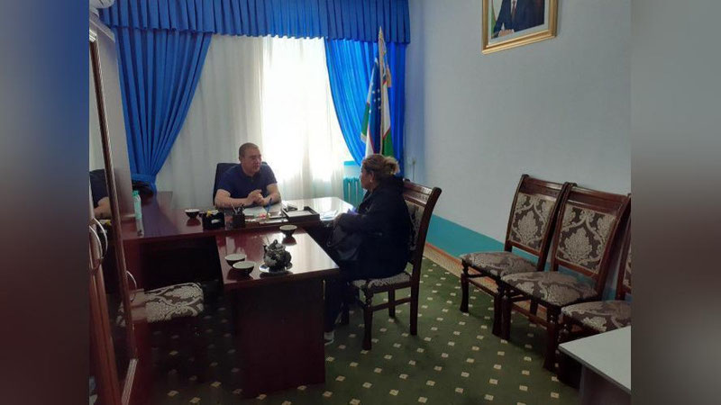 'Qashqadaryoda Bosh prokuratura rahbariyati ishtirokida sayyor qabul bo`lib o`tdi'ning rasmi