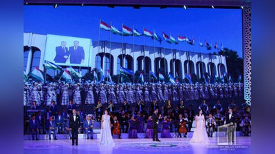 'O`zbekiston va Tojikiston san`at ustalari ishtirokidagi «Do`stlik oqshomi»dan fotoreportaj'ning rasmi