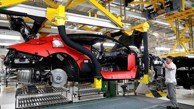 'Buyuk Britaniya avtomobil bozorida keskin pasayish kuzatilmoqda 'ning rasmi