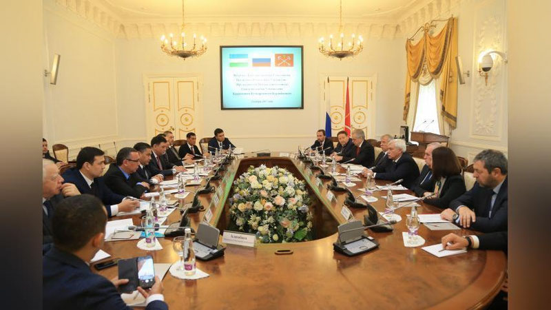 '​O`ZBEKISTON VA PETERBURG QATOR SOHALARDA HAMKORLIKNI KUChAYTIRADI'ning rasmi