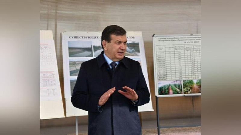 '​Shavkat Mirziyoev Termizda tashkil etiladigan baliqchilik kompleksi loyihasi bilan tanishdi'ning rasmi
