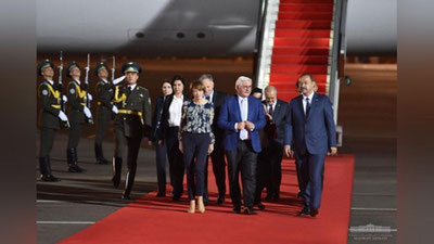 '​Germaniya Federal prezidenti O`zbekistonga keldi'ning rasmi