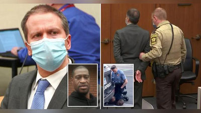 'AQSh tarixida  irqiy adolatsizlikka qarshi eng katta norozilikni keltirib chiqargan Jorj Floyd qotili bo`lgan polisiya ofiseriga hukm o`qildi(foto)'ning rasmi