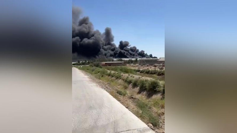 'Surxondaryodagi omborda yirik yong`in sodir bo`ldi (video)'ning rasmi