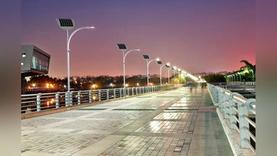 'LAS-VEGASDA PIYoDALAR QADAMIDAN QUVVAT OLIB YoNADIGAN KO`ChA ChIROQLARI O`RNATILDI'ning rasmi