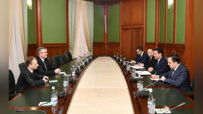 Изрображение 'И.о. министра иностранных дел Узбекистана принял копии верительных грамот от нового посла Словакии'